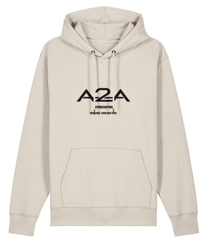 Previous supplier design: Action2Action Original Hoodie in Natural Raw. New branding is not shown.