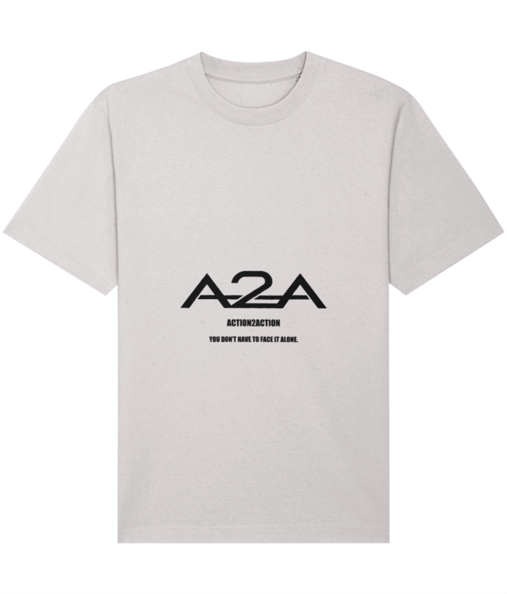 Previous supplier design: Action2Action Original T-Shirt in Cool Heather Grey. New branding is not shown.