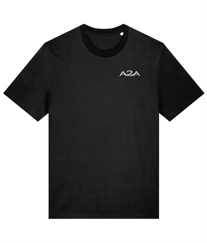 Previous supplier design: A2A Everyday T-Shirt in Black. New branding is not shown.
