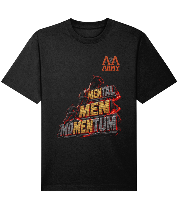 Previous supplier design: Momentum T-Shirt in Black. New branding is not shown.